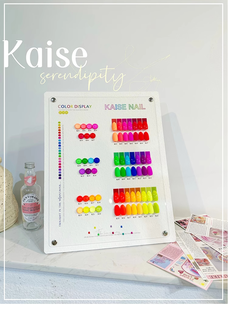 Nail Art Gel - KAISE 22色 マルチカラーネイルジェルセット ネイルサロン 無毒 UVジェル