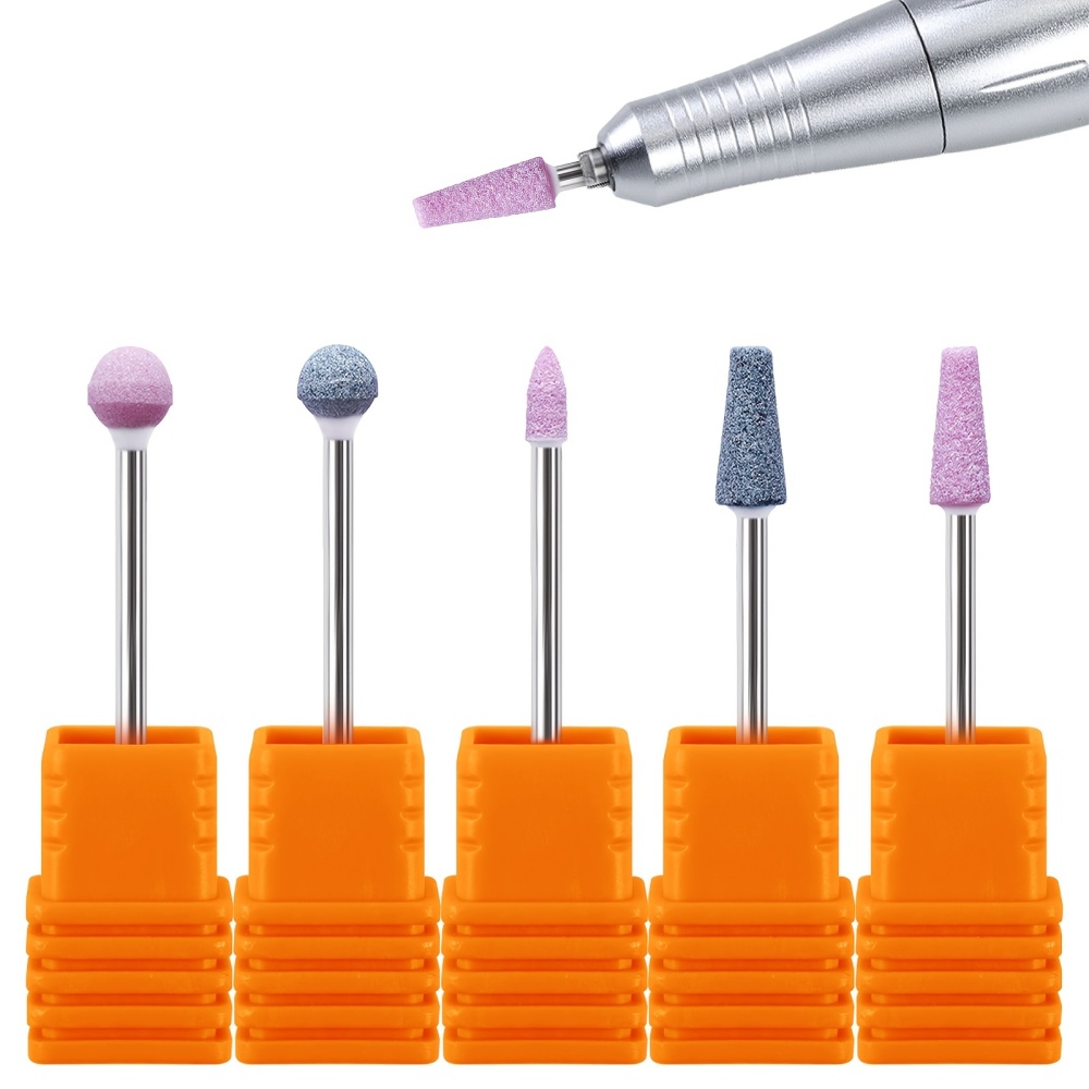 Nail Fan Brush - ネイルアートクォーツ研磨ヘッド研磨機アクセサリードリルビットマニキュアジェル角質除去ダストクリーニングブラシツール