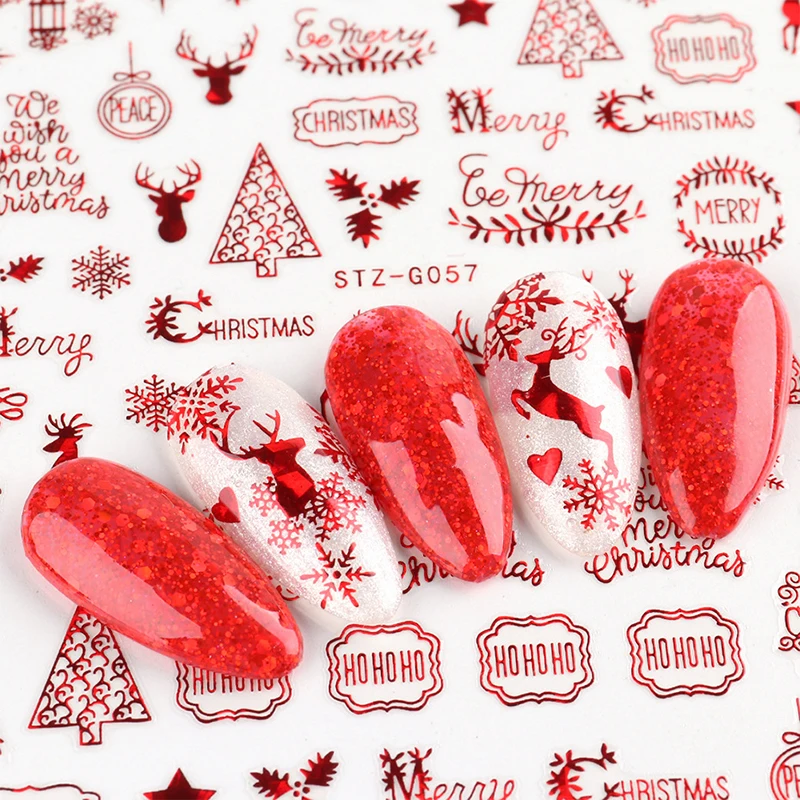 クリスマスネイルアートデザイン、トランスファースライダー、3 - Nail Art Xmas Design のレビューと価格