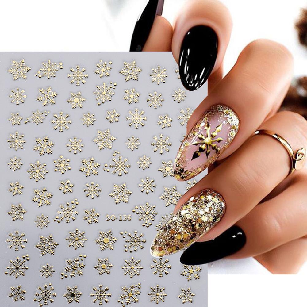 クリスマスネイルアートステッカー ネイルデカール 自己粘着  - Nail Art Xmas Design のレビューと価格