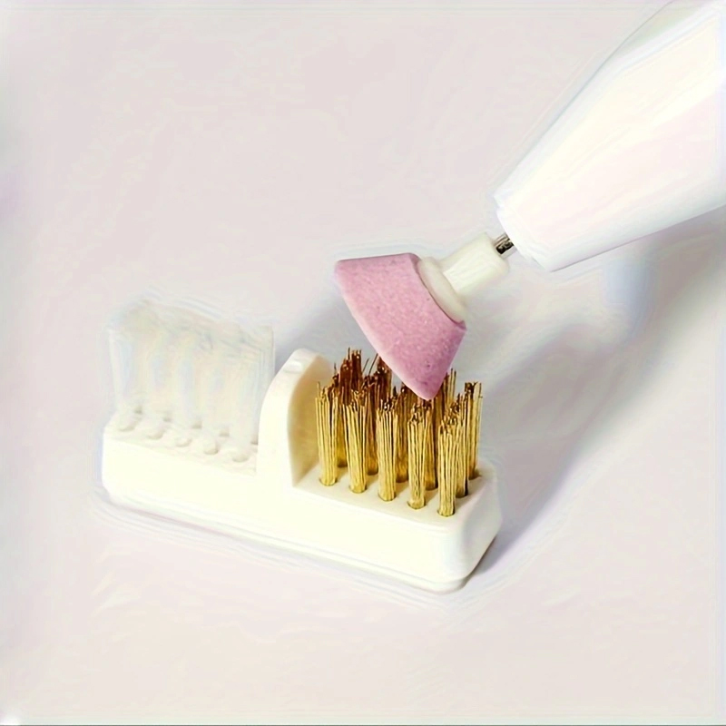 銅線ネイルドリルビット研磨ヘッドクリーニングブラシほこり除去 - Nail Fan Brush のレビューと価格