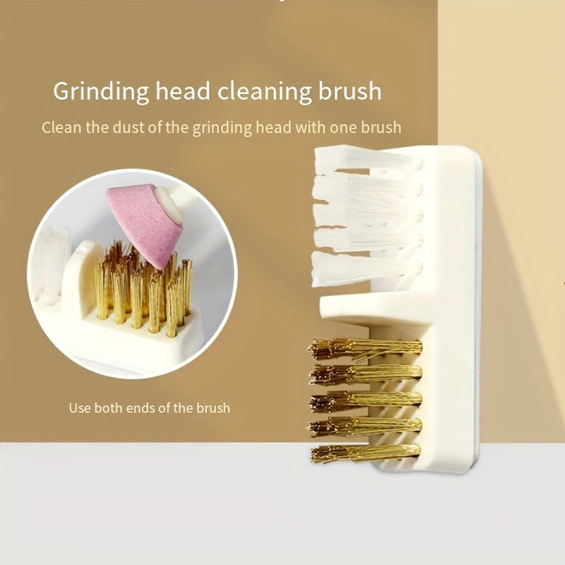 銅線ネイルドリルビット研磨ヘッドクリーニングブラシほこり除去 - Nail Fan Brush のレビューと価格