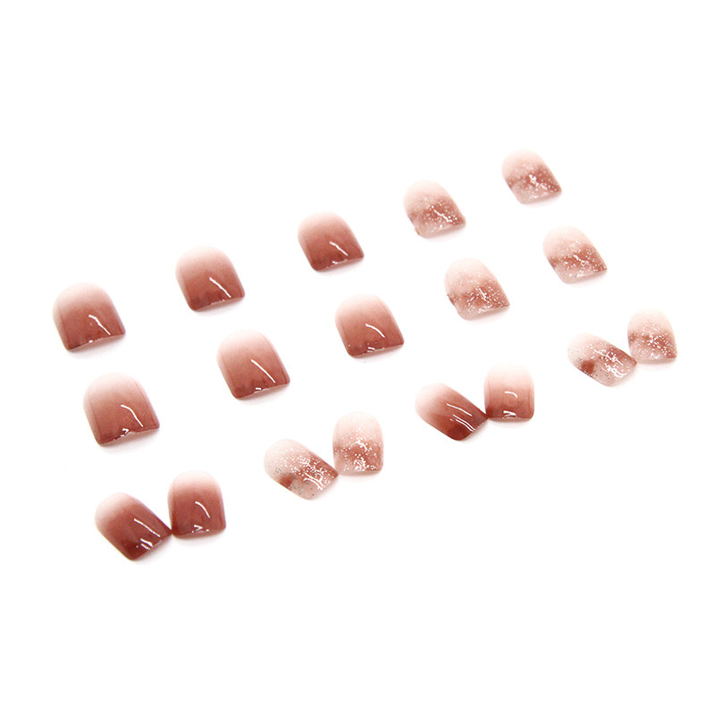 偽のネイル,明るいピンク,グラデーションカラー,プレス,結婚 - Nail Art Wedding のレビューと価格