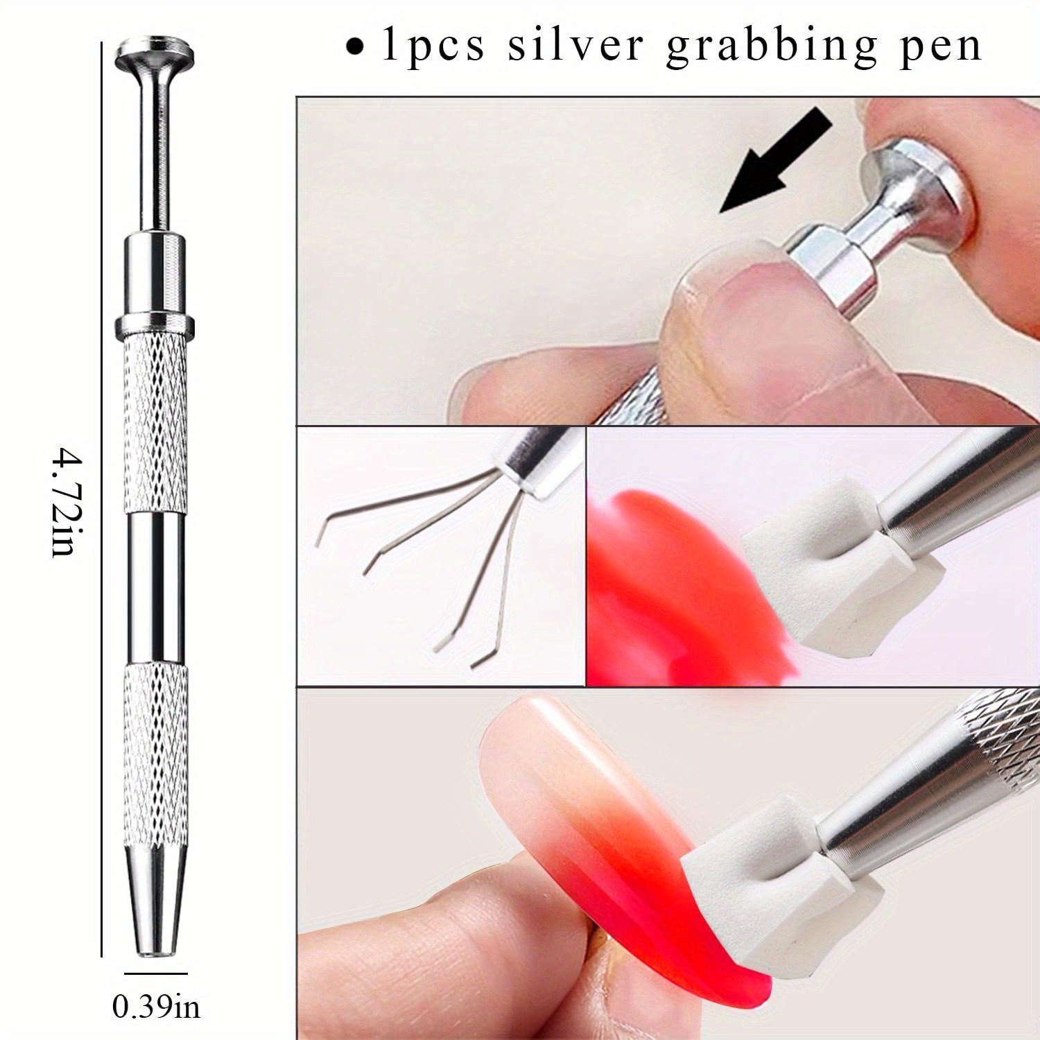 1/50/100 個正方形ネイルアートスポンジセットグラデー - Nail Fan Brush のレビューと価格