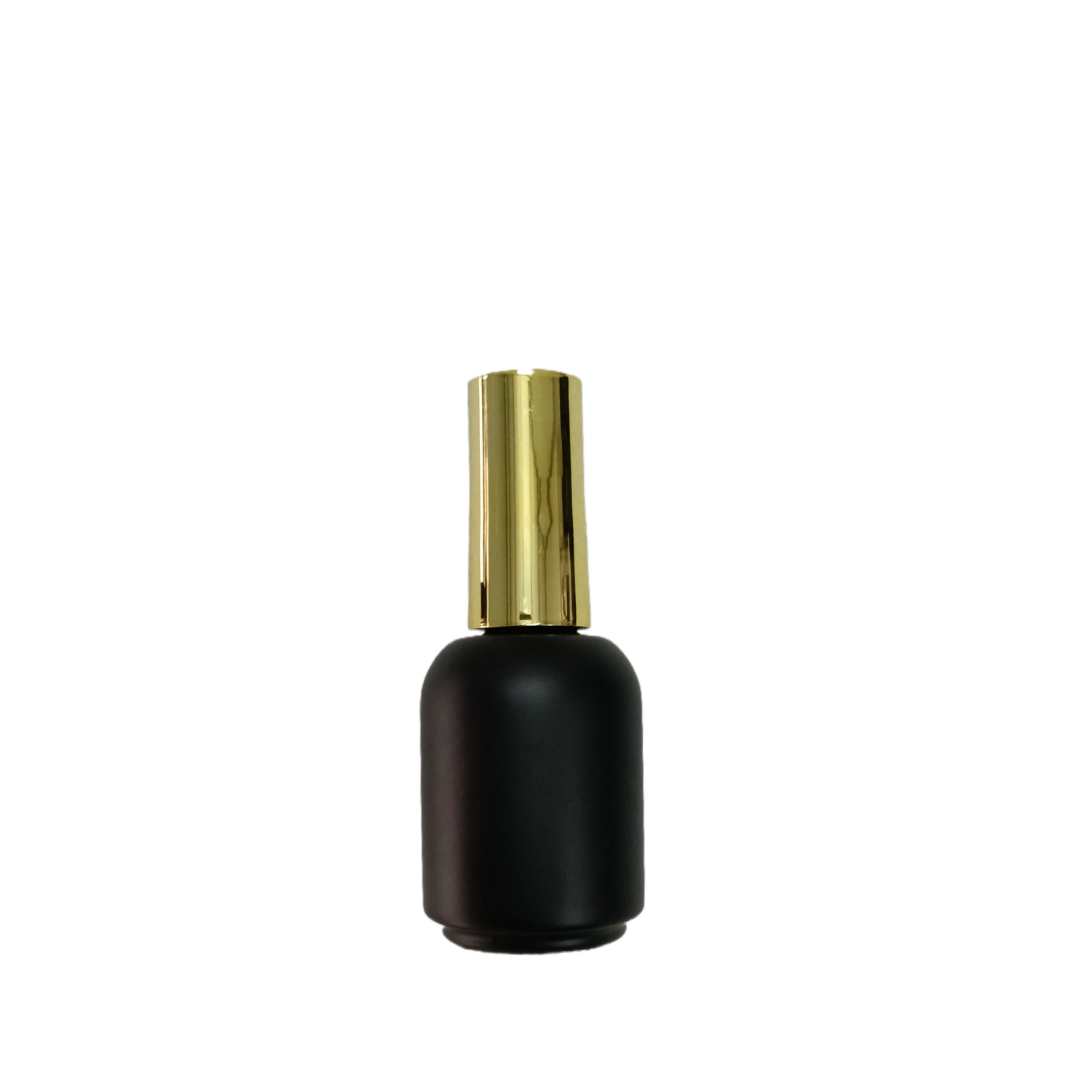 20ML 5個入り 空の黒いガラス瓶 ゴールドの蓋とブラシ付 - Nail Fan Brush のレビューと価格