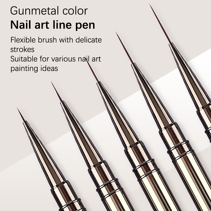 1 個ネイルアートブラシフレンチネイルライナーペン 10/1 - Nail Fan Brush のレビューと価格
