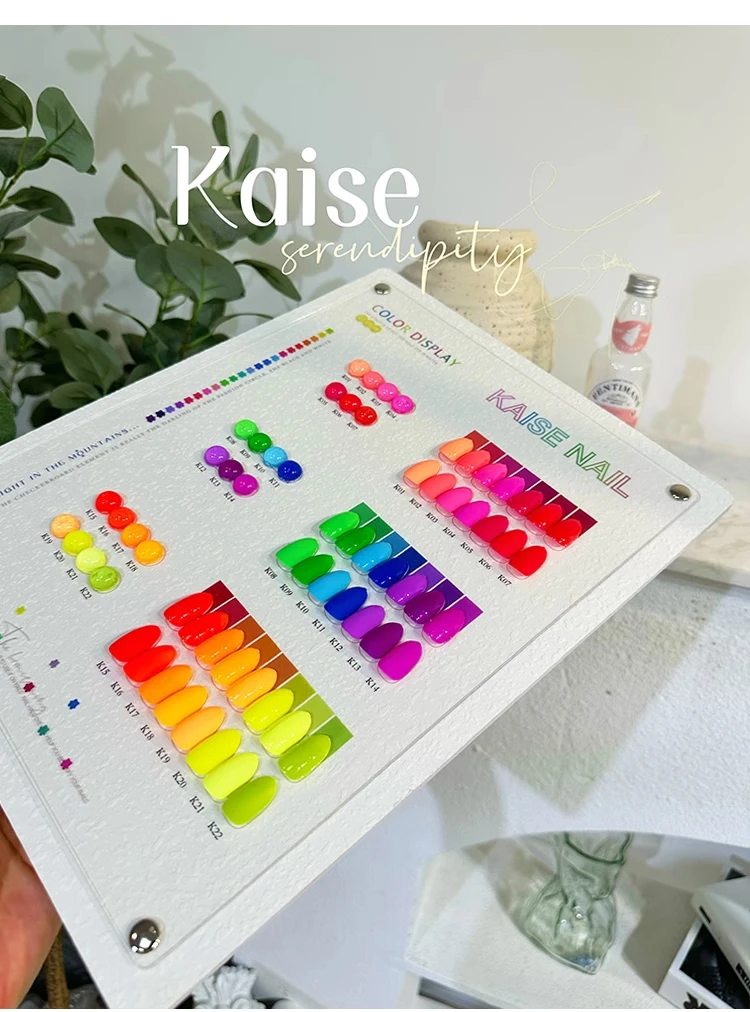 KAISE 22色 マルチカラーネイルジェルセット ネイルサ - Nail Art Gel のレビューと価格
