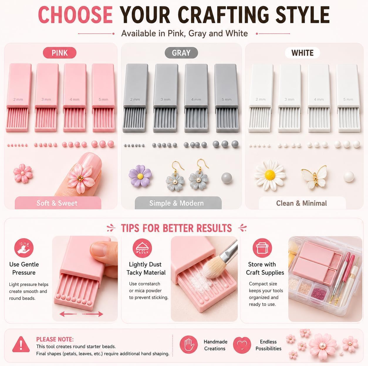 4個入り 3Dプリントクレイジェルボールメーカーツール、3D - Nail Art Gel のレビューと価格